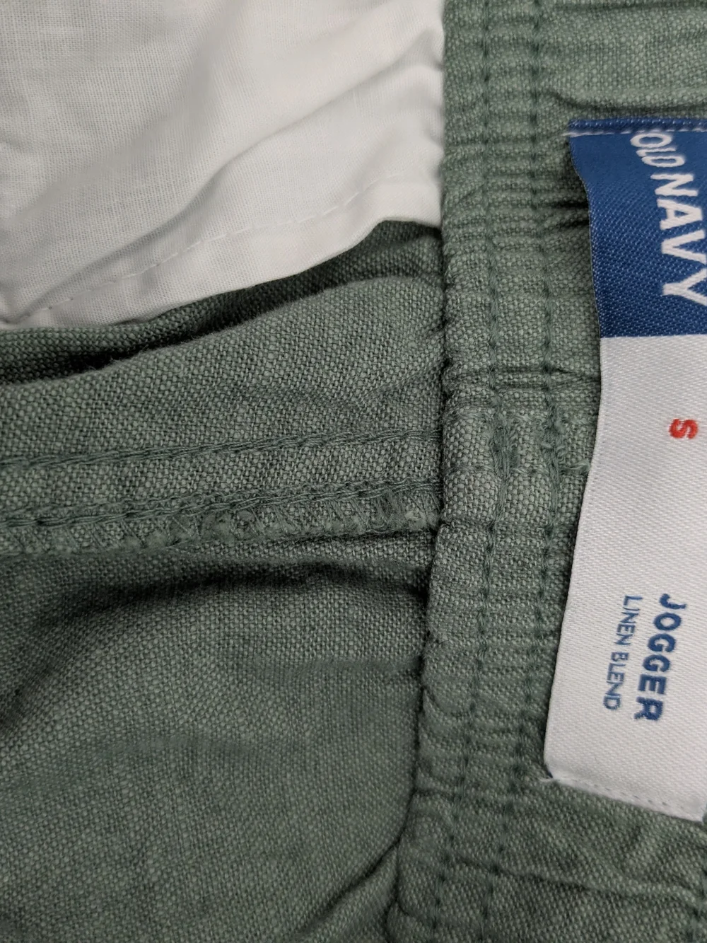 Old Navy Linen Blend Jogger Shorts - Green
